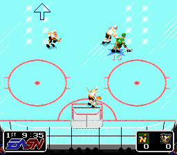 NHL Hockey (USA) In game screenshot